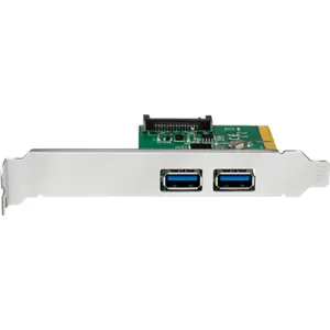 Placa PCI Express com 2 portas USB 3.2 Gen2 de alta velocidade