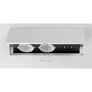 Bloco de tomadas de encastrar com tampa 2x Schuko + 2x USB-A – cabo 1.5m – Branco
