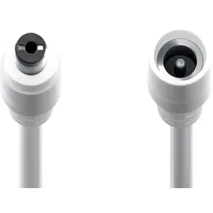 Cabo DC macho-fêmea ø5.5x2.5mm - branco - 10m