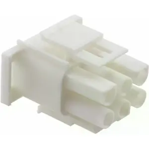 Ficha Raster Signal wire-board 6.35mm 6 pinos (2x3)  (sem terminais)