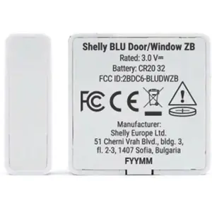 Sensor de Portas e Janelas sem Fios (Bluetooth/Zigbee) - Branco