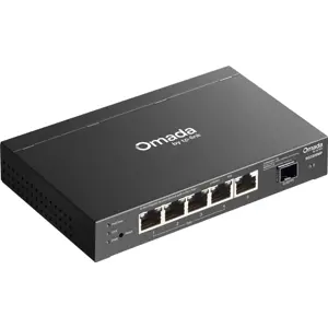 Switch 5P (4x PoE+) + SFP Gigabit 10/100/1000Mbps c/ gestão Omada
