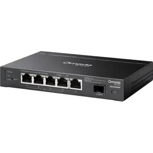 Switch 5P (4x PoE+) + SFP Gigabit 10/100/1000Mbps con gestión Omada