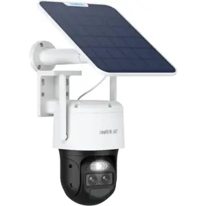 Câmara IP (Wi-Fi) PTZ 4K 8MP 2 Lentes (2.8+8mm) c/ Bateria, IR 30m e Painel solar - IP65