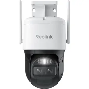 Câmara IP (Wi-Fi) PTZ 4K 8MP 2 Lentes (2.8+8mm) c/ Bateria, IR 30m e Painel solar - IP65