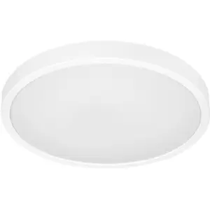 Plafon LED 230VAC 24W 2400lm 3000K a 6500K dimável c/ comando Ø354x69mm - branco