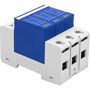 Limitador de sobretensão 3P Tipo II para aplicações fotovoltaicas 1000V DC 40kA