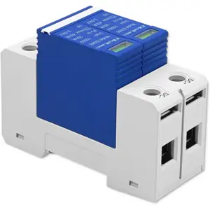 Limitador de sobretensão 2P Tipo II para aplicações fotovoltaicas 1000V DC 40kA