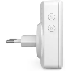Campainha sem fios Wi-Fi c/ botão a pilha 60 melodias - 100 m