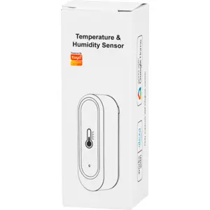 Sensor de temperatura e humidade sem fio WiFi (compatível c/ Tuya) IP65