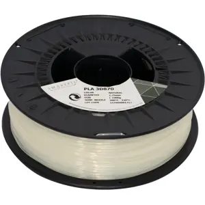 Rolo de filamento de impressão 3D em PLA 3D870 de 1.75mm - Natural - 1000g