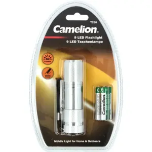 Lanterna LED 60lm em aluminio Ø27x92mm (3xAAA)