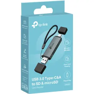Leitor de cartões de memória SD/microSD - USB 3.0 (USB-A / USB-C)