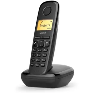 Conjunto de 2 telefones rede fixa sem fios DECT - Preto