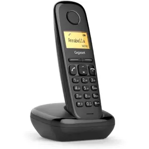Conjunto de 2 telefones rede fixa sem fios DECT - Preto