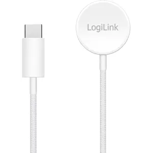 Carregador indução Apple Watch Series 1-10/SE/Ultra - branco - 1 m