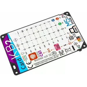 Teclado compacto con 42 teclas y ESP32-C61HF4 para proyectos IoT