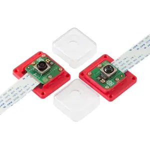 Caixa protetora em ABS p/ Raspberry Pi Camera e Arducam c/ furação tripé e encaixe rápido