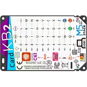 Teclado compacto con 42 teclas y ESP32-C61HF4 para proyectos IoT