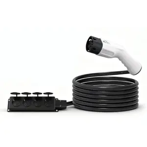 Cabo Adaptador de Alimentação V2L Type 2 para 4x Tomadas Schuko 3500W - 3m
