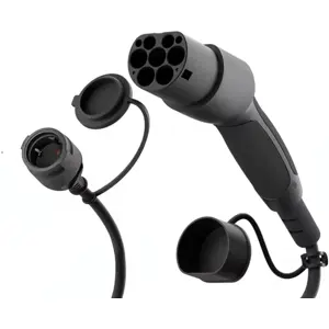 Cabo Adaptador de Estação de Carregamento EV Type 2 para Tomada Schuko 16A 3500W - 30cm