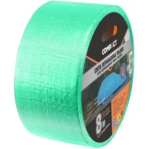 Fita adesiva p/ reparação de toldos e lonas 50mm x 8m - verde