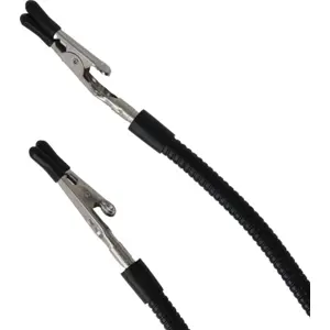 Soporte de 2 brazos articulados para la soldadura c/ pinzas de cocodrilo p/ banco