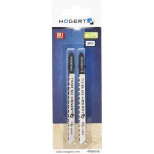 Lâminas para serra tico-tico 100mm p/ madeira corte limpo 4-30mm - 2 und