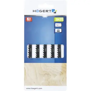 Hojas para sierra de calar 100mm p/ madera corte rápido 5-50mm - 5 und