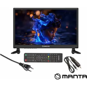 TV LED 19'' HD Ready para casa, caravana o barco con alimentación 12V DC / 230V AC