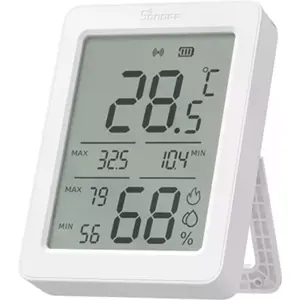AirGuard TH Ecrã LCD de 3,6'' Sensor de Temperatura e Humidade Zigbee