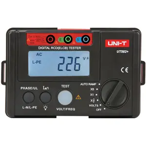 Testador Digital de Disjuntores RCD (ELCB) para Circuitos Monofásicos