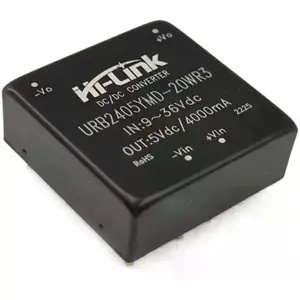 Conversor DC-DC galvanicamente isolado 24VDC (9~36V) -> 5VDC 4A 20W (saída regulada)