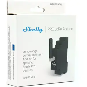 Módulo Add-On de Comunicação LoRa (até 5km) para Dispositivos Shelly Pro