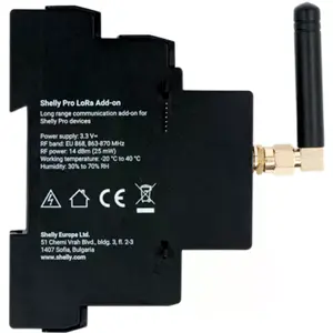Módulo Add-On de Comunicação LoRa (até 5km) para Dispositivos Shelly Pro