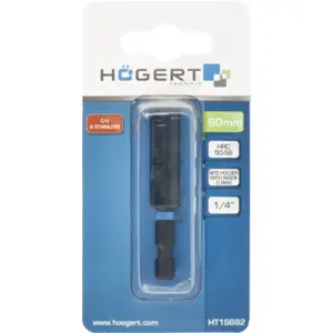 Extensor para bits hexagonais 1/4'' - 60mm