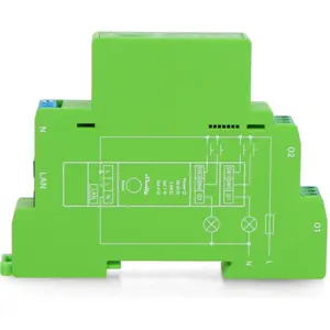 Módulo controlador Dimmer inteligente para calha DIN de 2 canais 2x200W