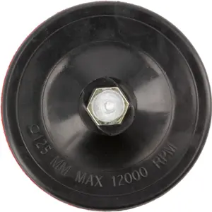 Plato de soporte en caucho Ø125mm M14