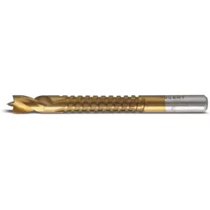 Conjunto de 3 brocas serrilhadas HSS p/madeira e plástico (∅5-6-8mm)