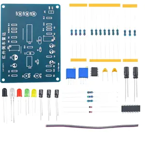 Kit Didático Sensor Radar de Marcha-Atrás por Infravermelhos