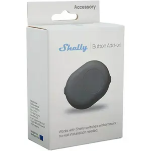 Caja universal para instalación de dispositivo Shelly como interruptor de paso - Negro