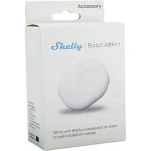 Caixa universal para instalação de dispositivo Shelly como interruptor de passagem - Branca