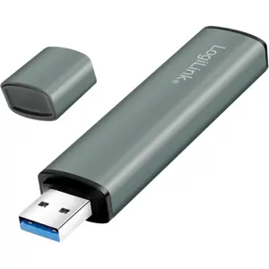 Leitor de cartões de memória SD/microSD USB 3.2 Gen2 c\ Hub 2x USB-A 3.2 Gen2