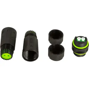 Unión estanca de cables de fibra LC-LC dúplex para exterior IP68