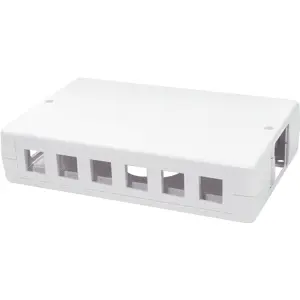 Caja para keystone con 6 puertos o 12 puertos