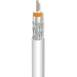Cabo coaxial SK2020plus RG-6 Cu 75Ω Ø6.9mm - Branco - Bobine 100m