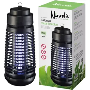 eletrocutor de insectos 6W 80m2 Preto