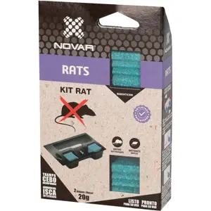 Kit armadilha com isca para ratos