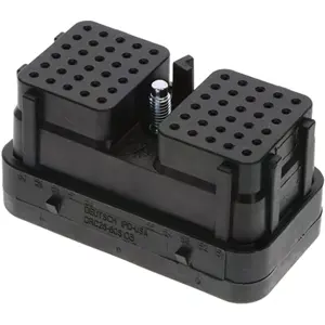 Ficha DRC26 60 pinos fêmea IP68 - Preto