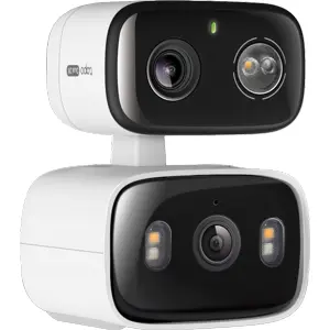 Cámara IP (Wi-Fi) Pan/Tilt 2K Lente Doble 2.8mm IR 12m - IP65